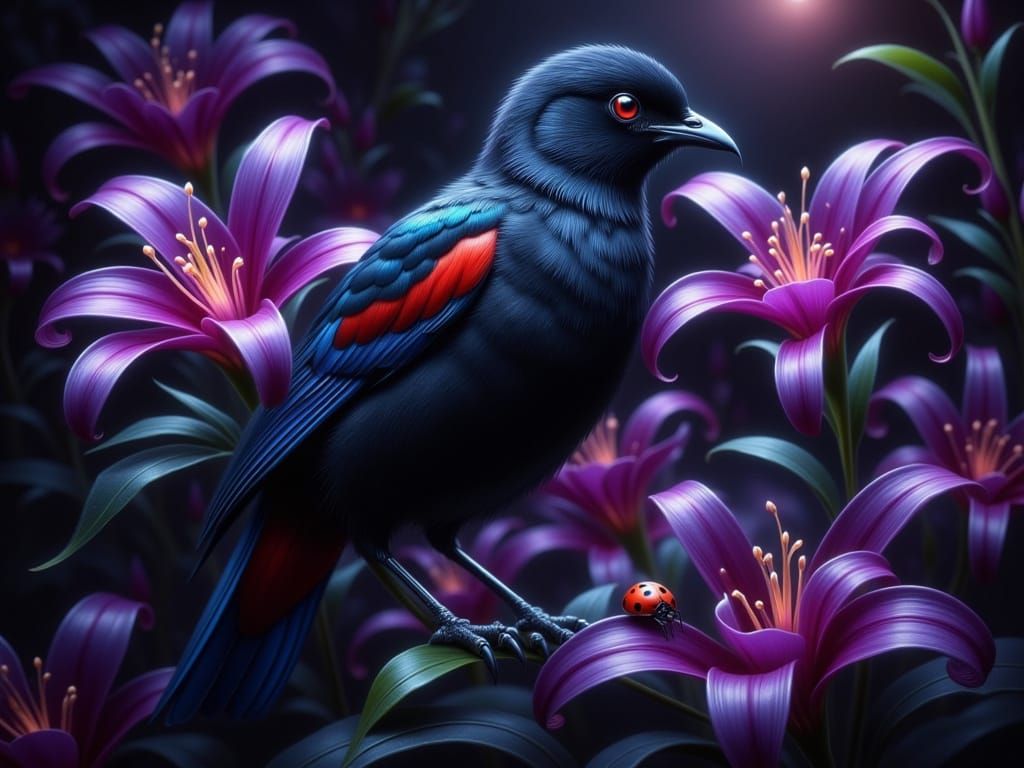 Dark bird