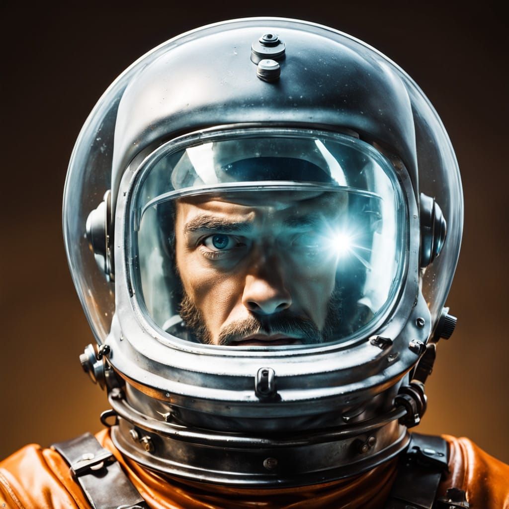 Scooby Doo Inspired Diver's Vintage Portrait