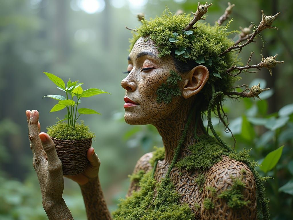 Plant for My Spectre Biophilosophical Wicker