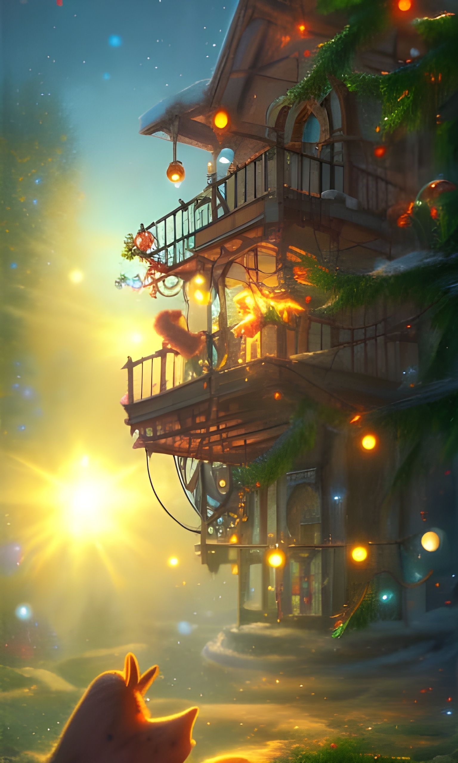 Holiday Balcony