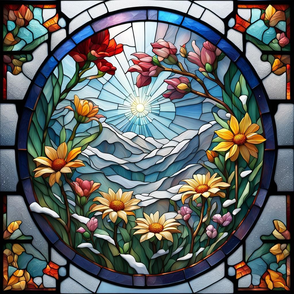 Winter turning into spring