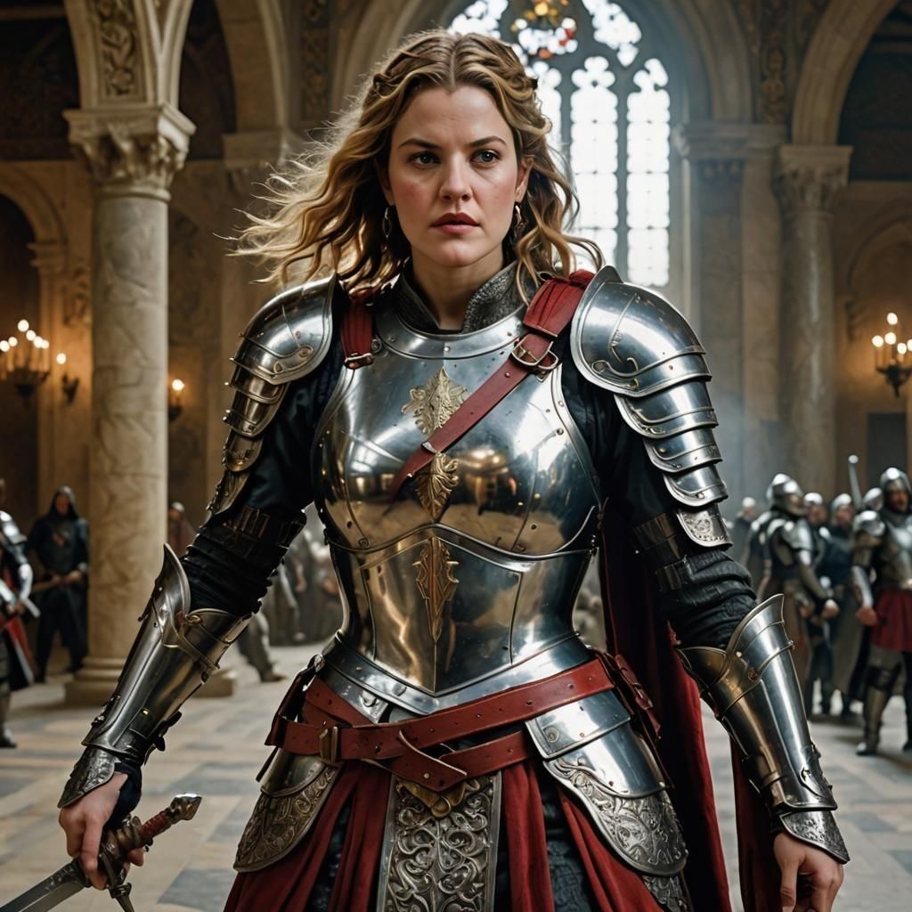 Lady with defiant attitude...