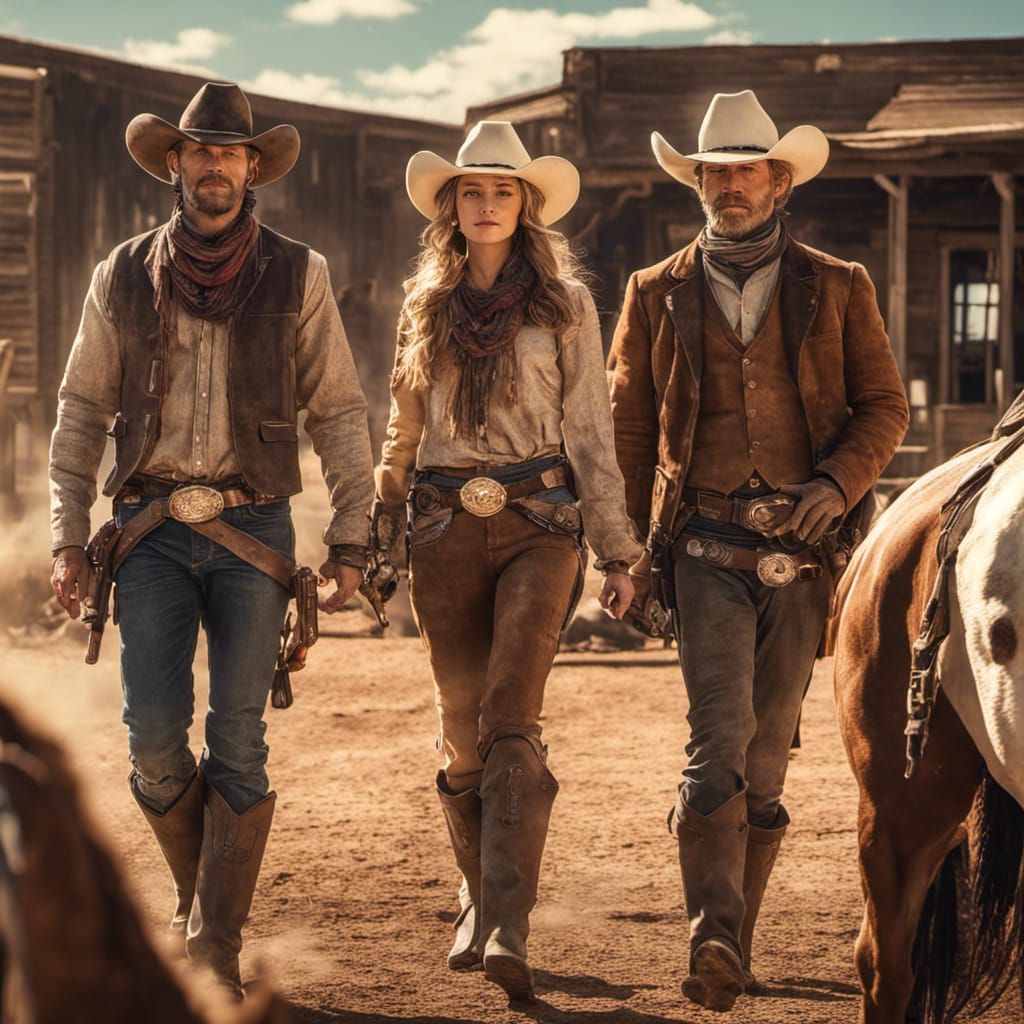 Sci-Fi Western: Cowboys and Cowgirls in Action