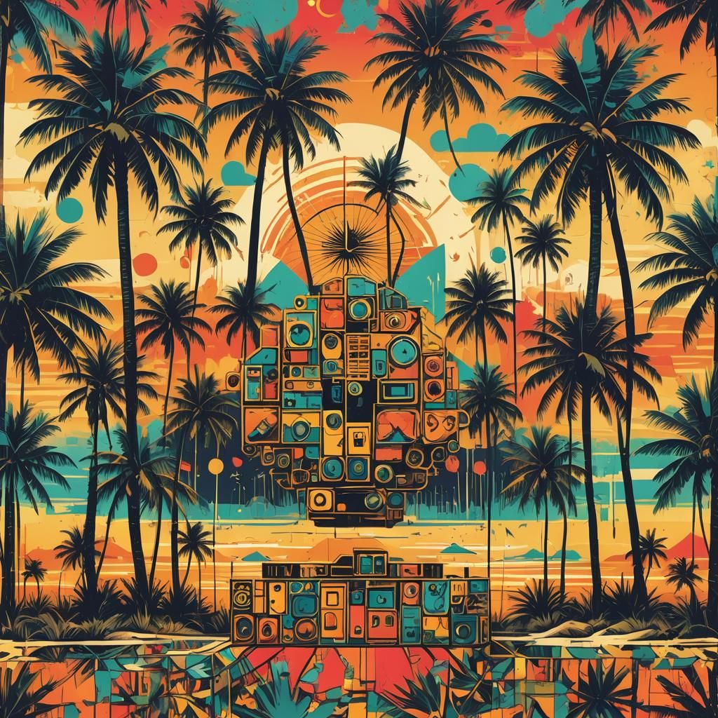 Island of Keys: Pop Art Treasure in Digital 8K