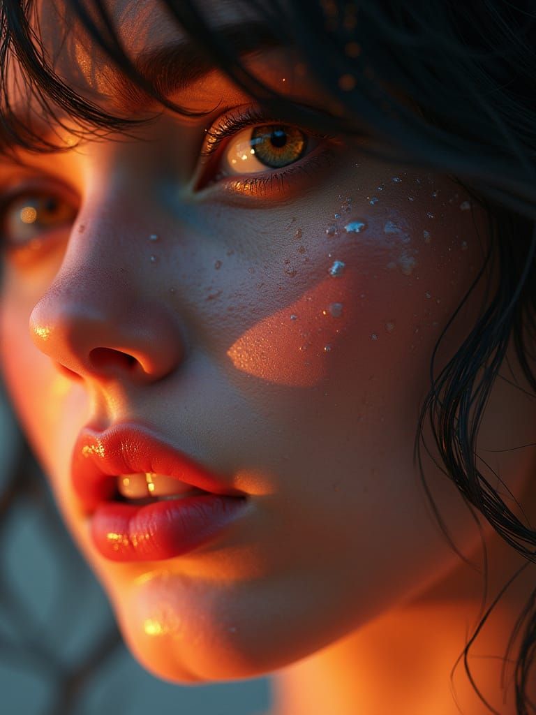 Highly Detailed Portrait of a Woman's Face in Unreal Engine ...