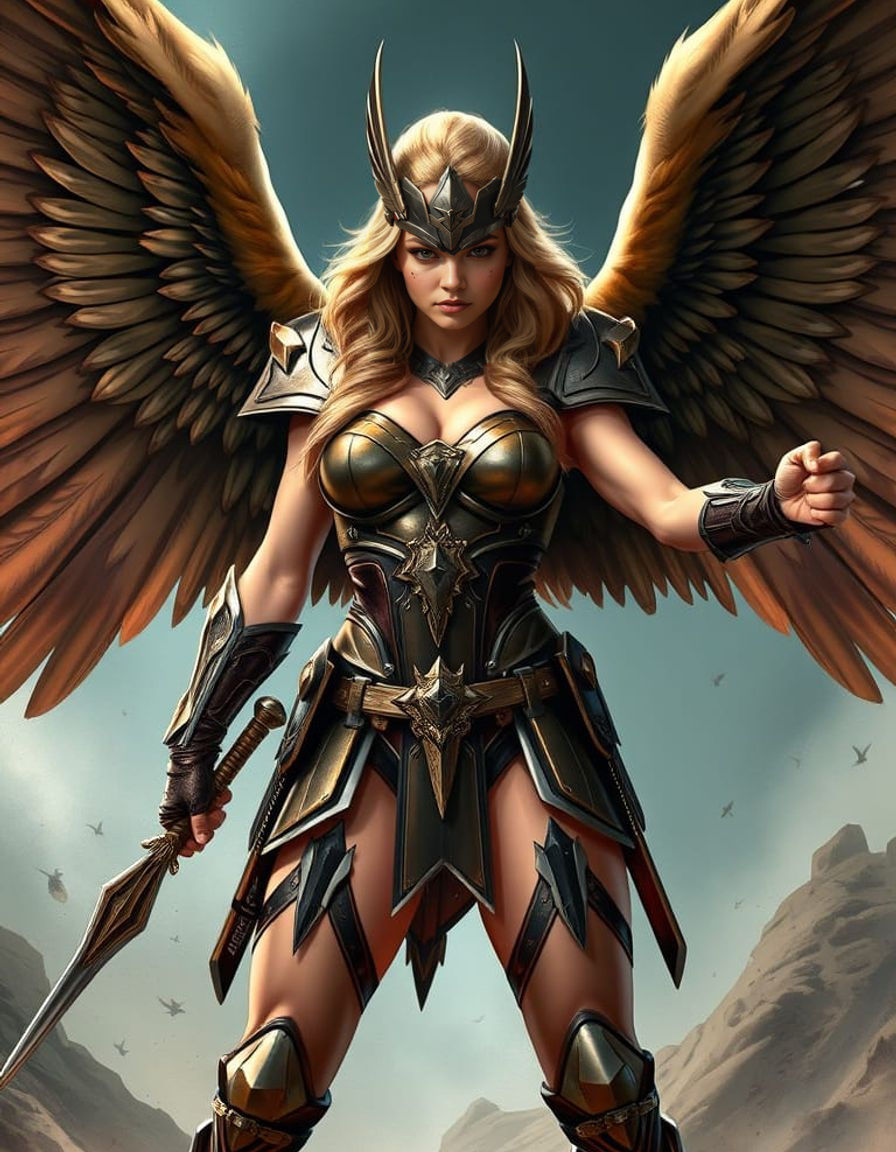 Ethereal Hawkgirl Soars Through the Skies in Epic DC Superhe...