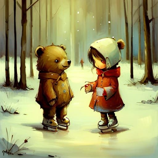 Little Bears Ice Skating 2