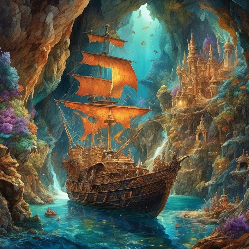 Sailing Through the Caves