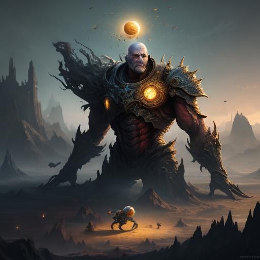 Human Baby Hatching From Egg: Fantasy Concept Art