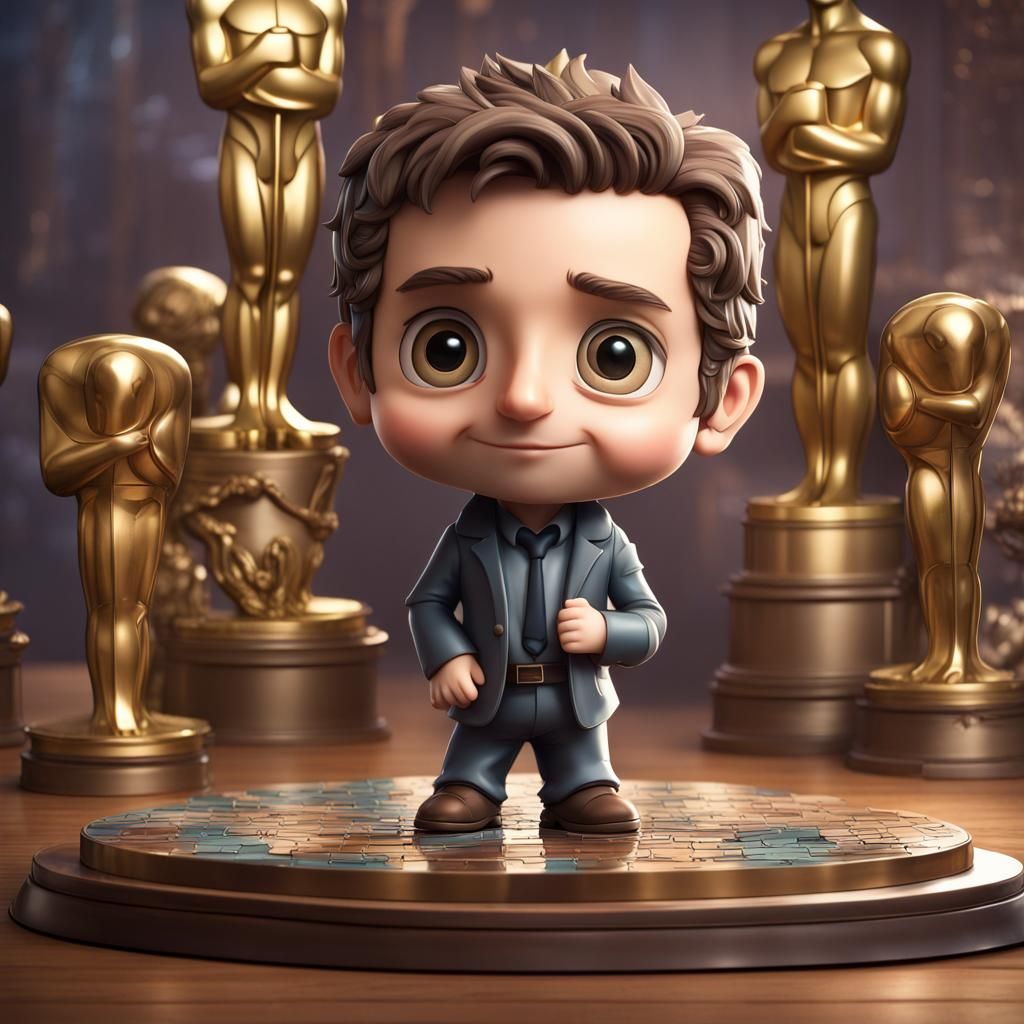 Anime Chibi Bradley Cooper Building Oscar Puzzle