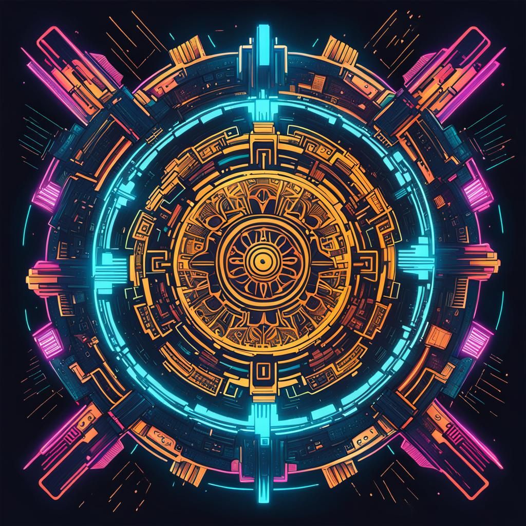 Mandala Cyberpunk✨