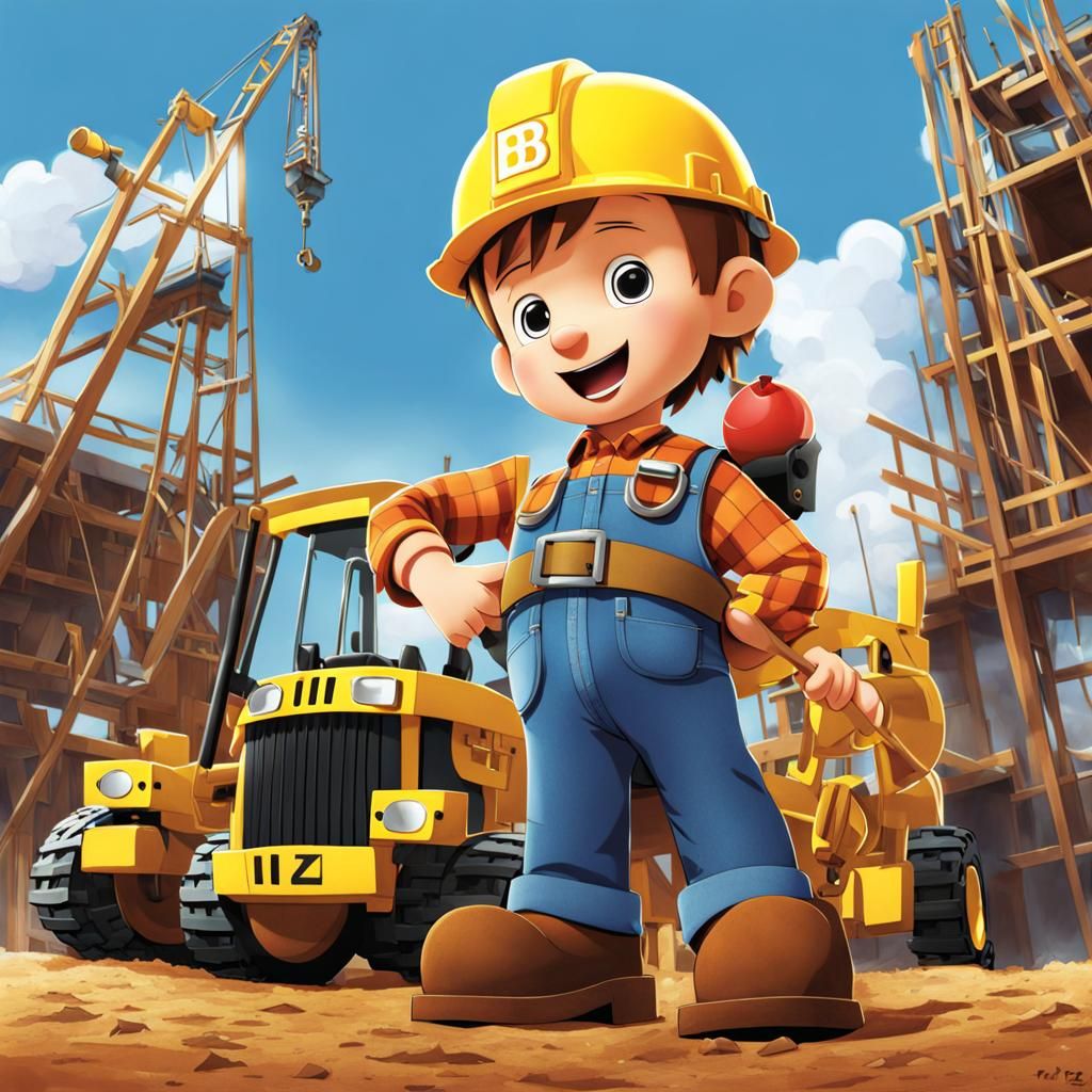 Bob the Builder in Anime Style