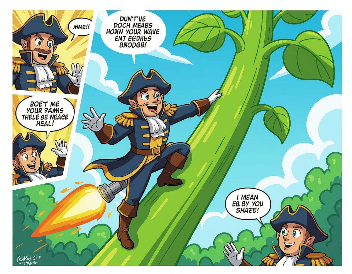 Captain Hornfúggle Climbs a Manic Beanstalk