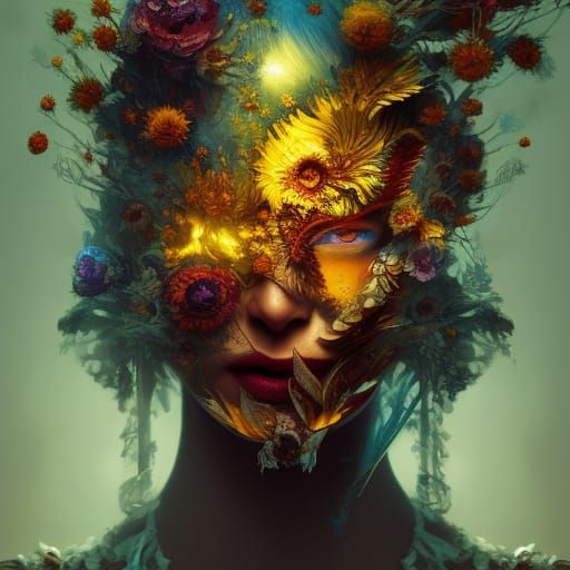 Dark Fantasy Warrior in Hyper-Realistic Digital Art