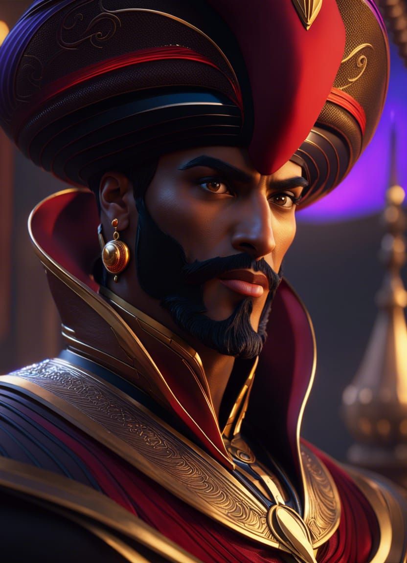 Futuristic Jafar from Aladdin