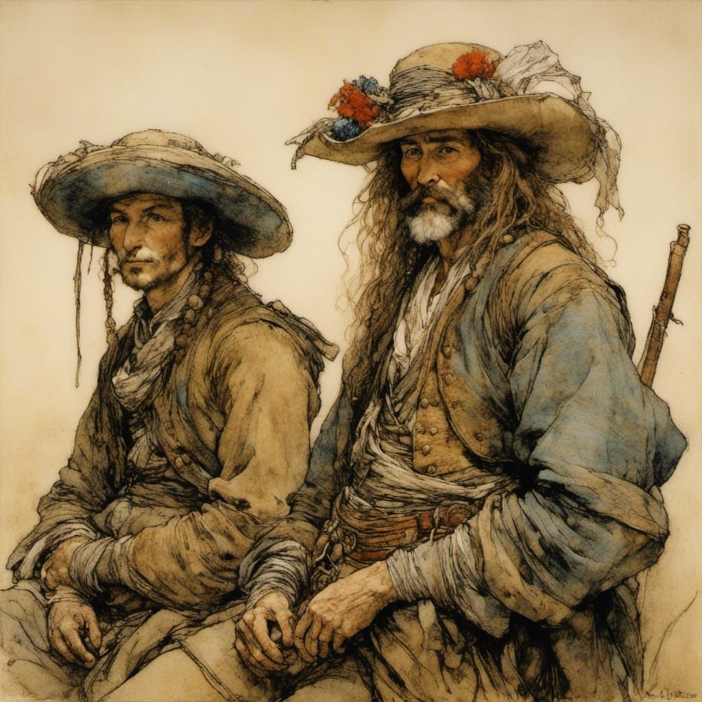 Ancient time peddlers