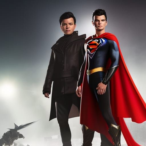 Damian Wayne and Jon Kent: Romantic Concept Art