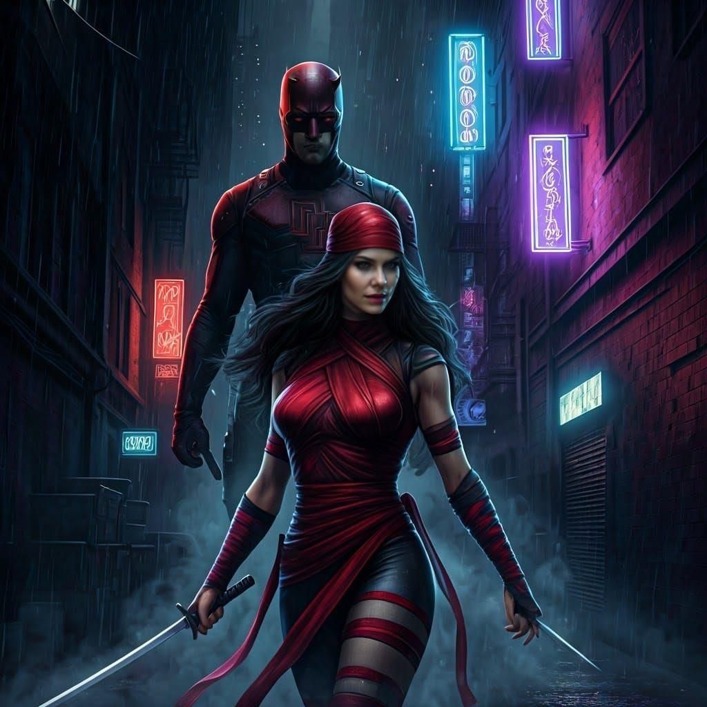 Elektra and Daredevil