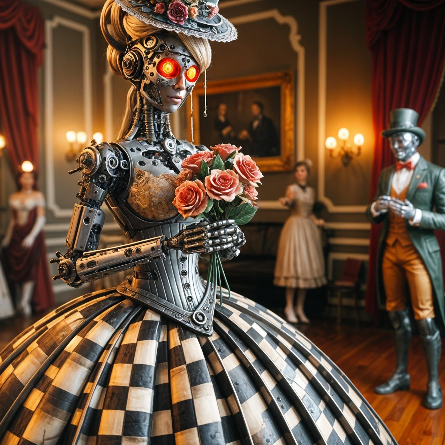 Mechanized Southern Belle in Ballroom of Unrequited Love