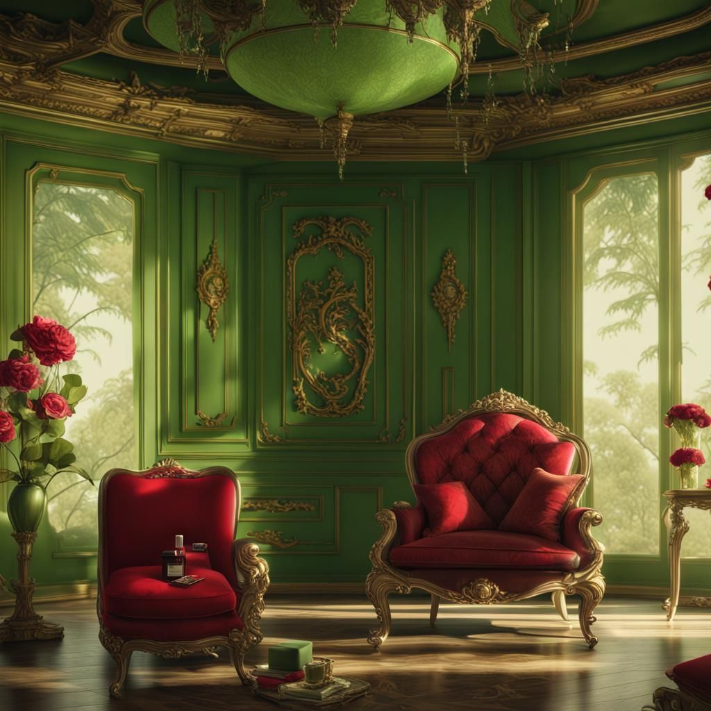 Perfume Bottle Close-Up in Cozy Starry Room