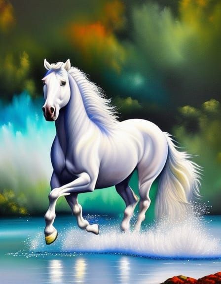 White Stallion