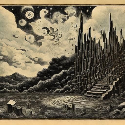 Symbolic Astronaut in Space