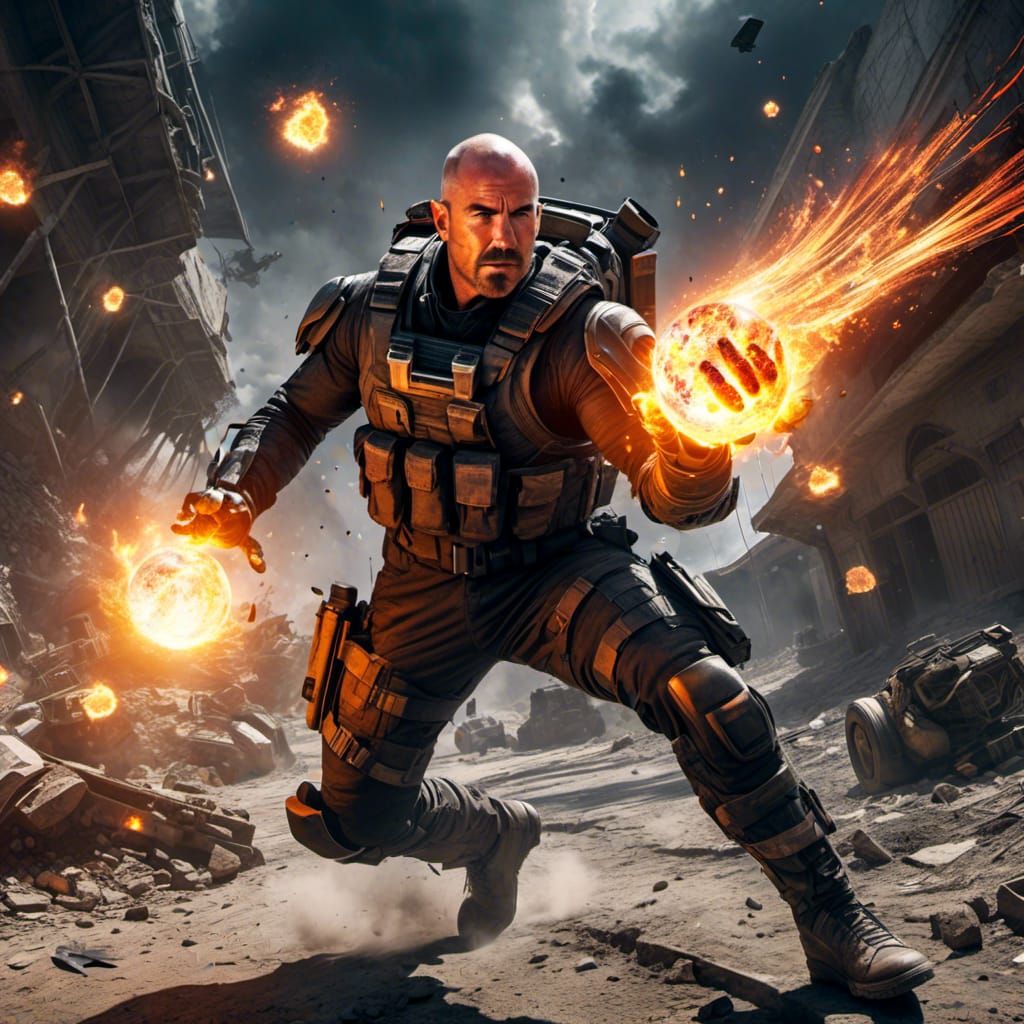 <lora:MeinaCafe:1.0> Dominic Purcell as Nick Scryer a psioni...