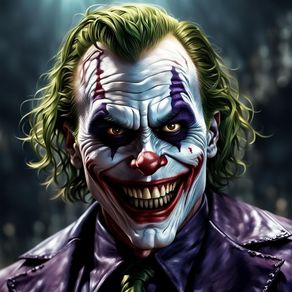 The Joker's Hysterical Laughter in Dystopian Horror