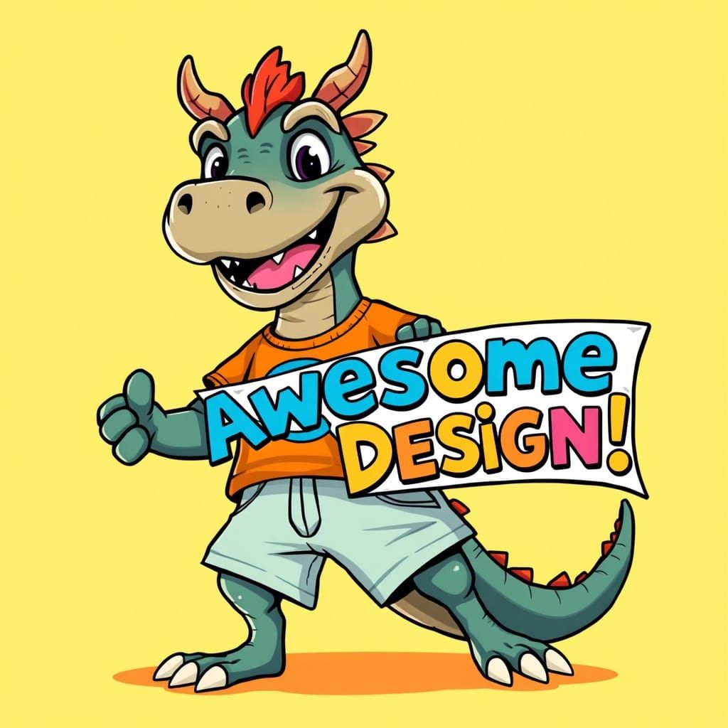 banner sign: Awesome Design!