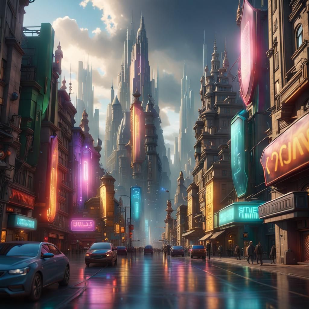 Futuristic city
