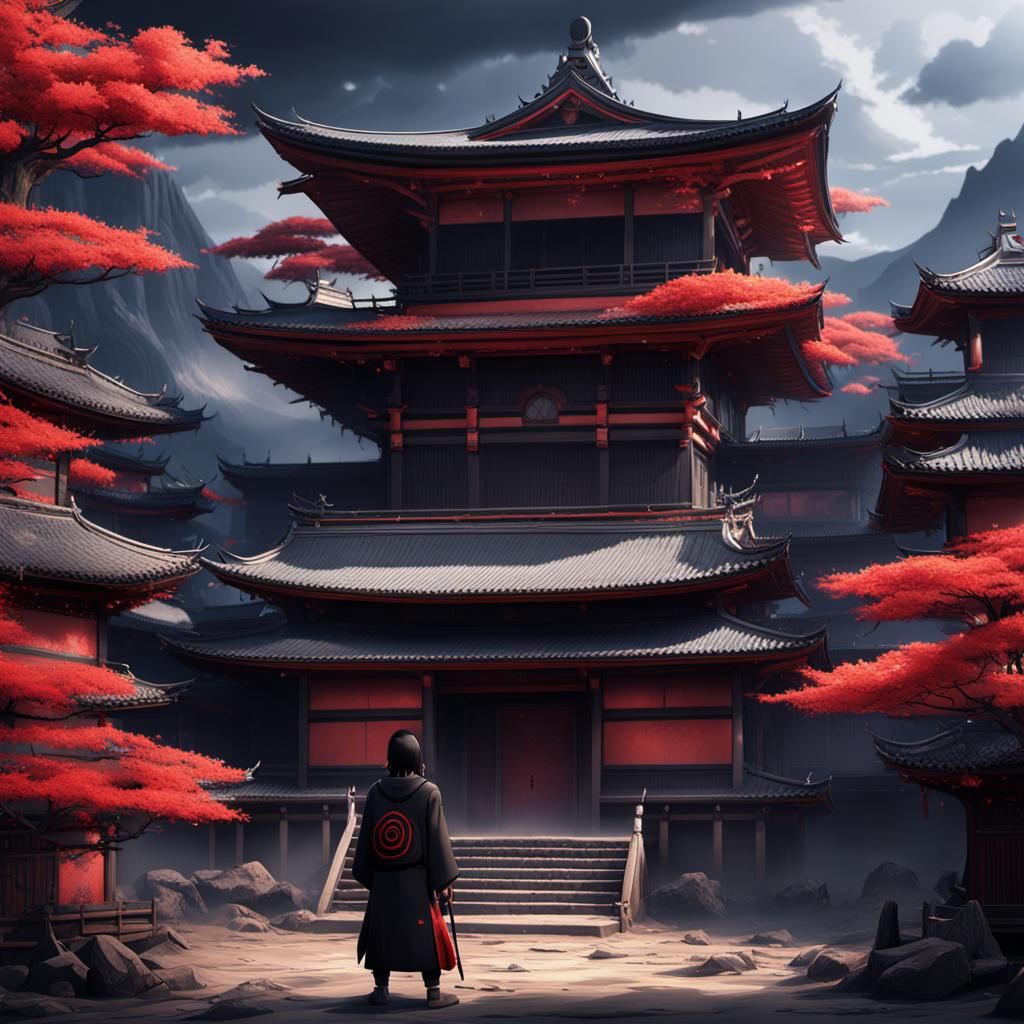 Itachi Uchiha Detailed Matte Painting in 8K