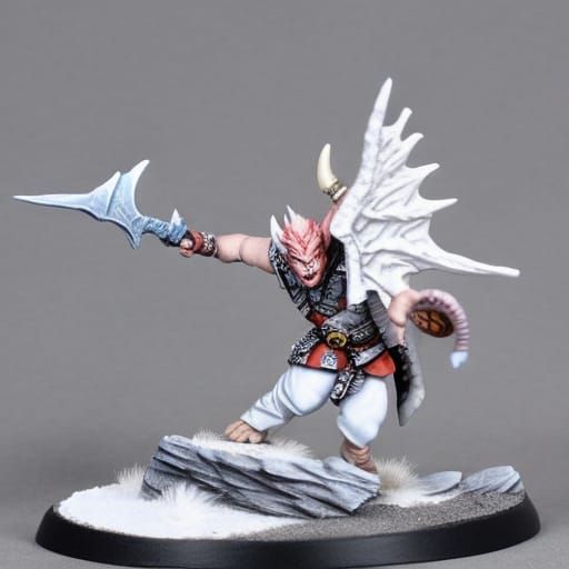 Epic Winter Dragon Miniature Wargaming Diorama