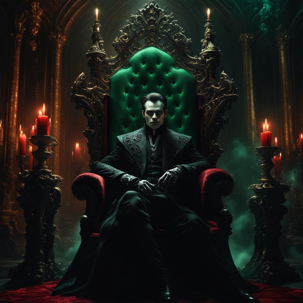 Sugar Vampire Count in Dark Fantasy Style