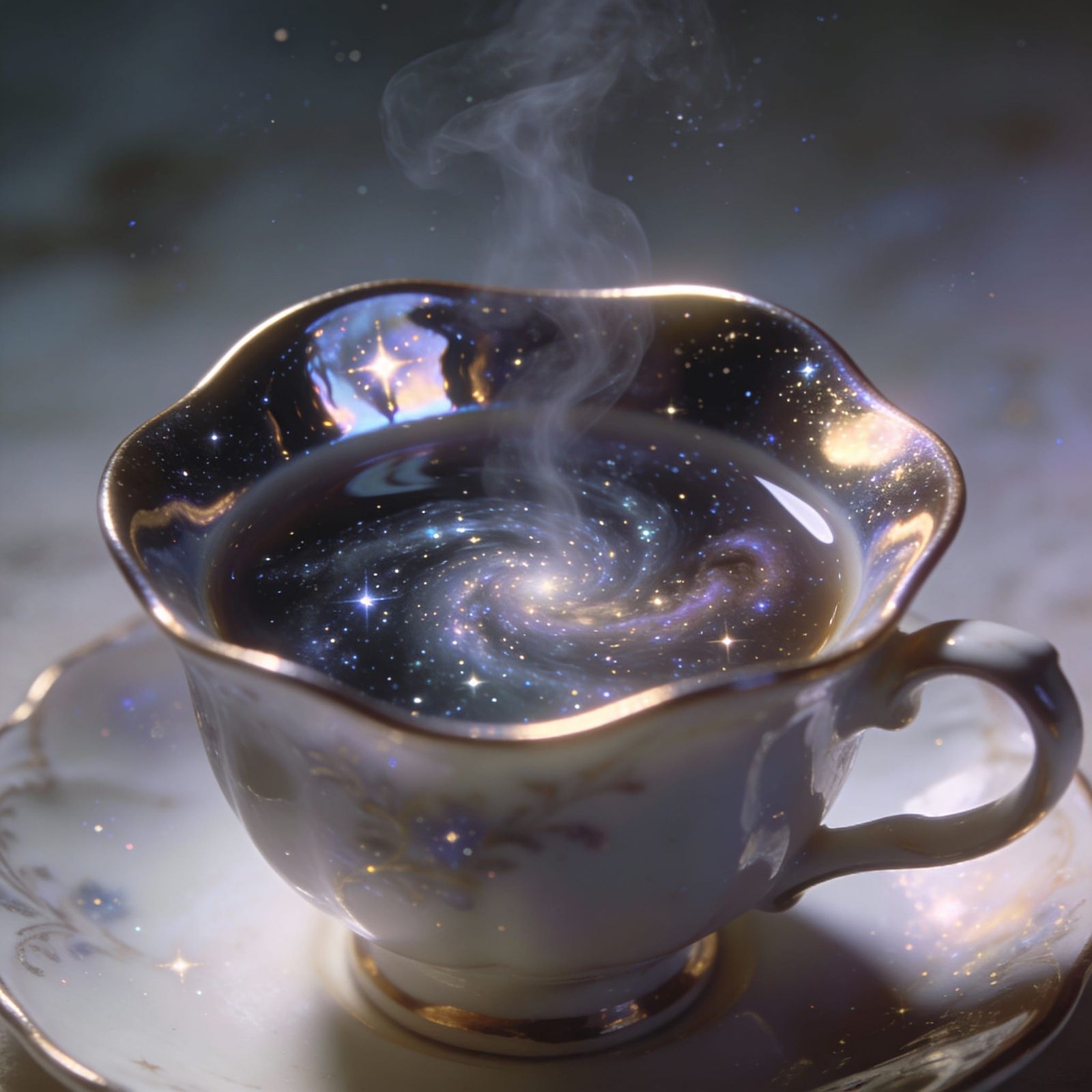 Cosmic Teacup: Universe in a Porcelain Cup