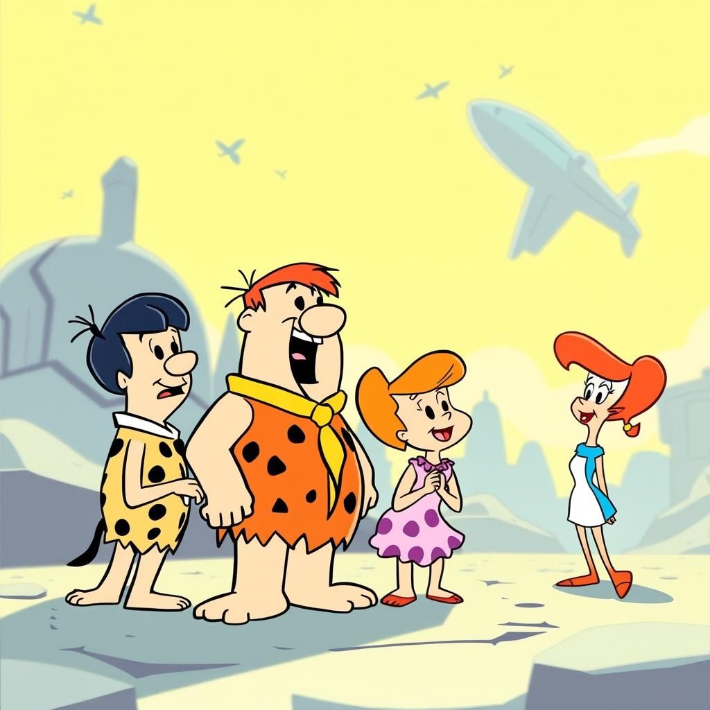 The Flintstones Meet The Jetsons in HD
