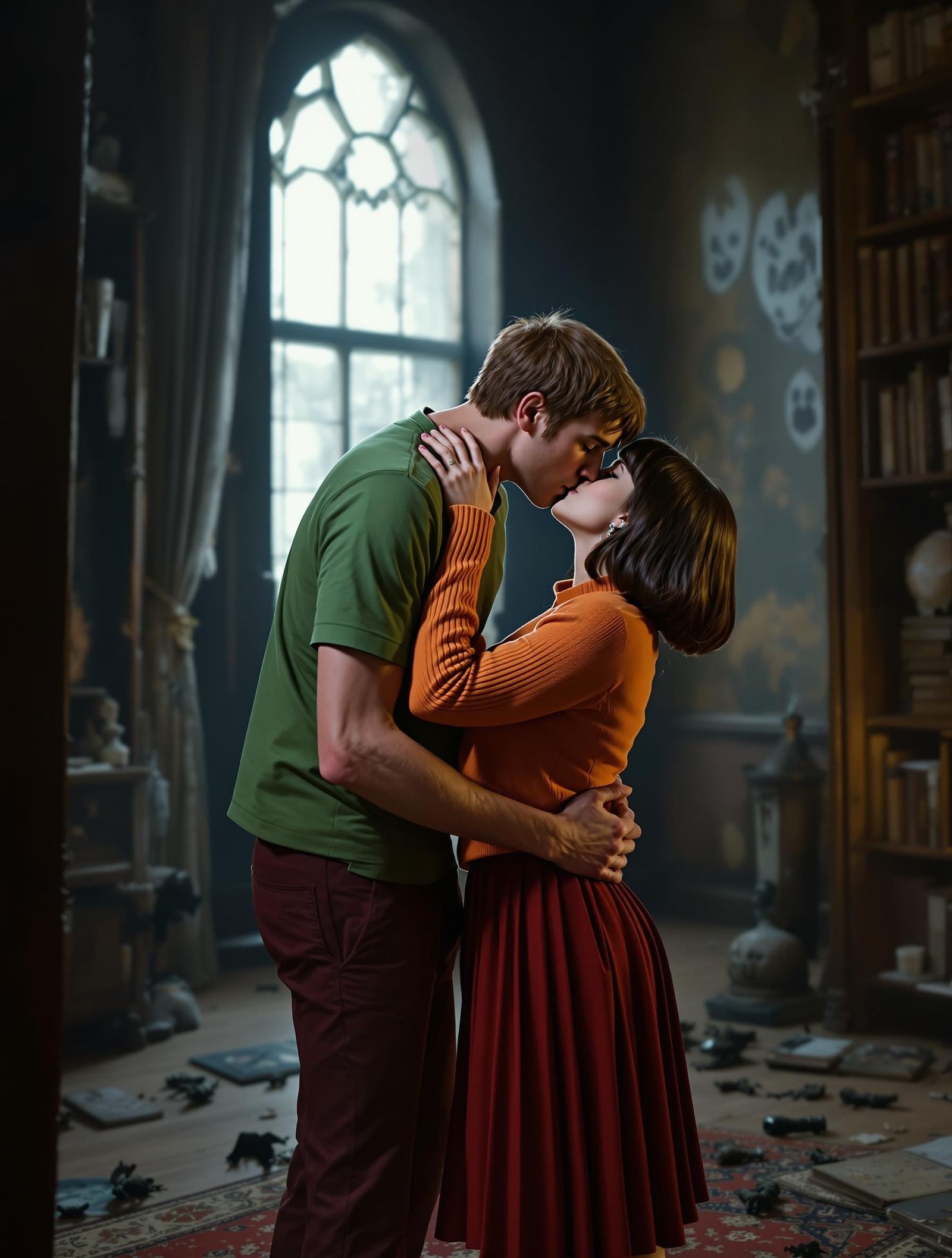 Mystery Inc. Friends Share a Tender Moment in a Haunted Mans...