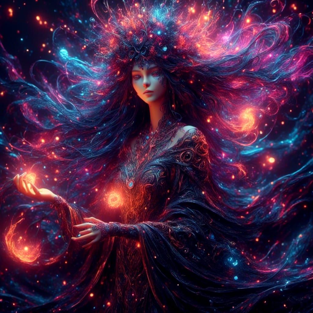 Dust Witch: A Fantastical Digital Painting