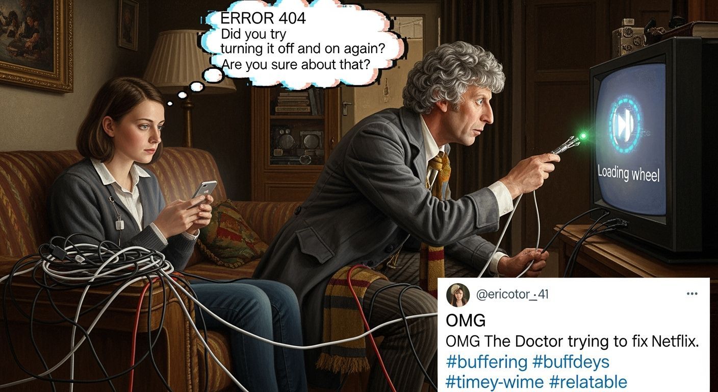 Doctor Who vs. the Loading Wheel: Dutch Master Style