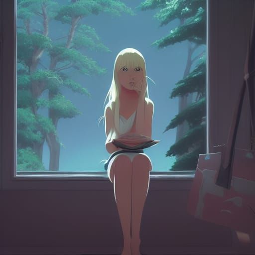 Anime Style Portrait of Boogeyman's Daughter