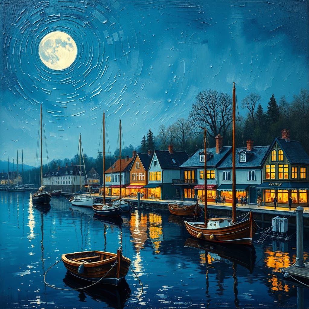 Impasto At The Dock