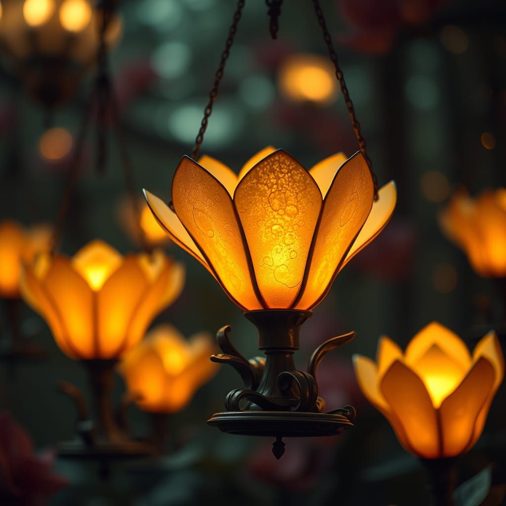 Flower Lamps