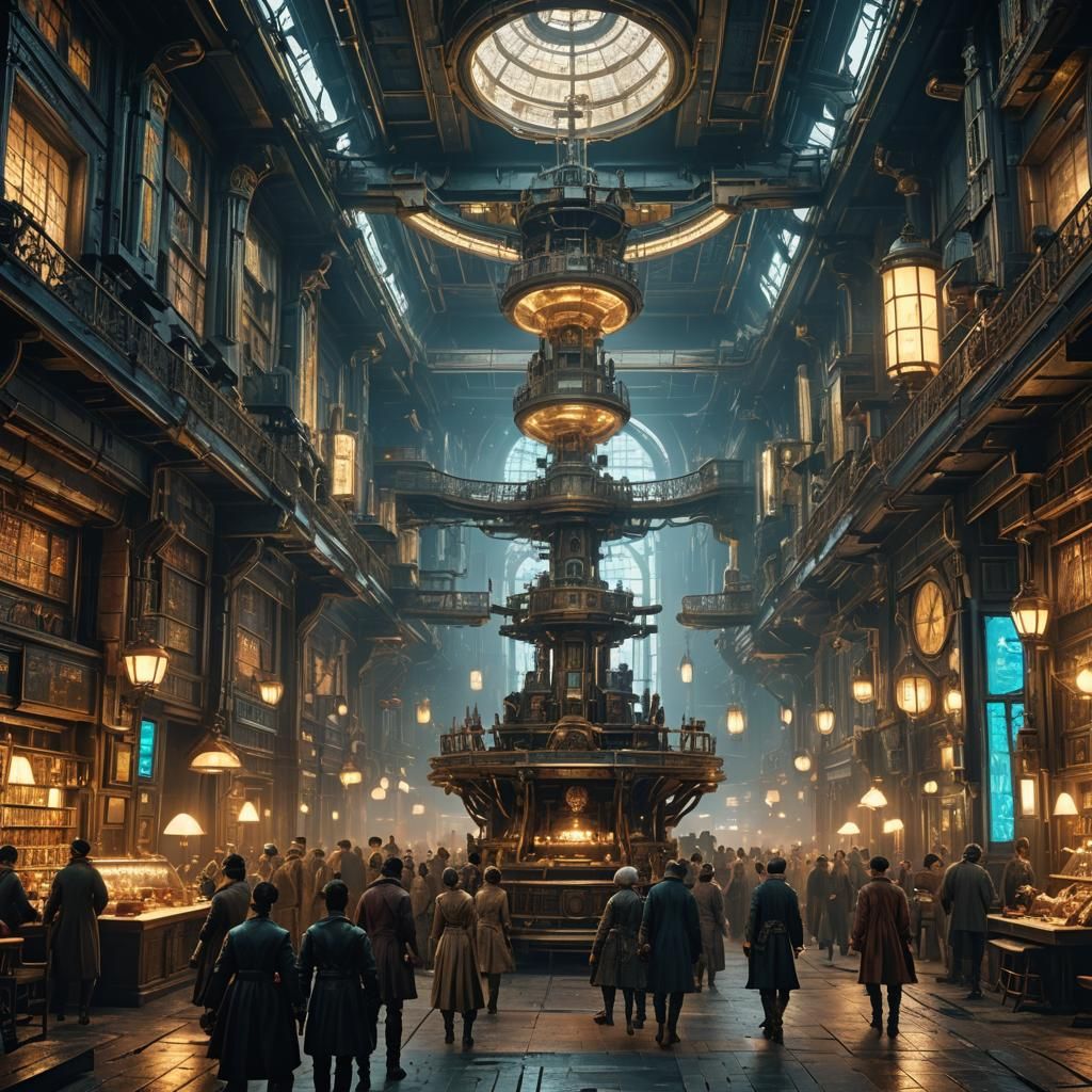 Cyberpunk Masterpiece: 18th Century in the Future