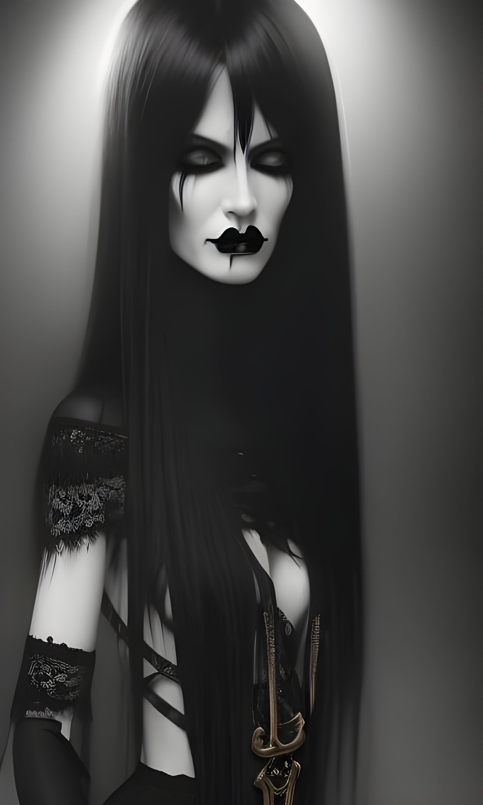 tall thin goth girl