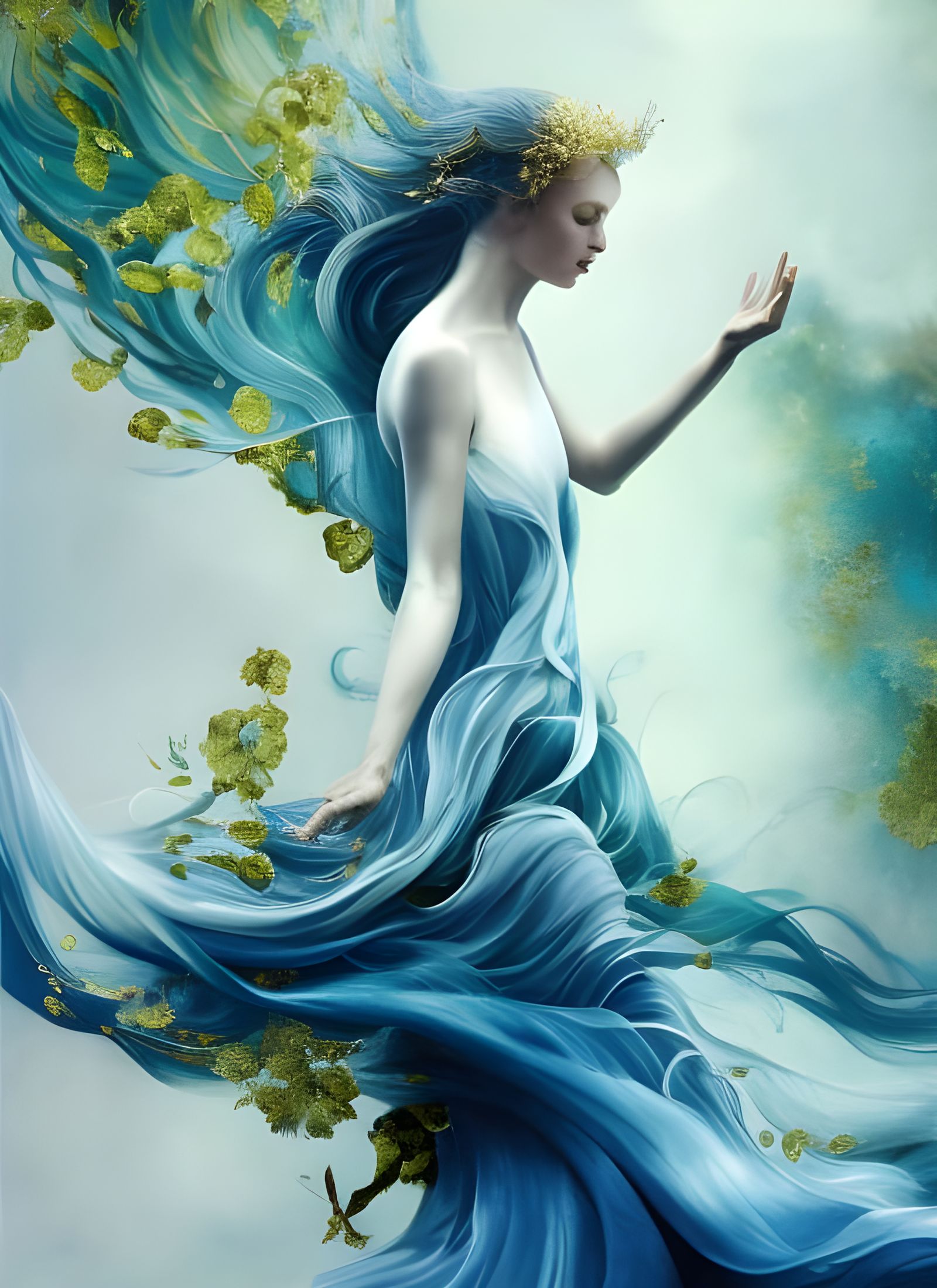 Lords A-Leaping: Detailed Maximalist Painting