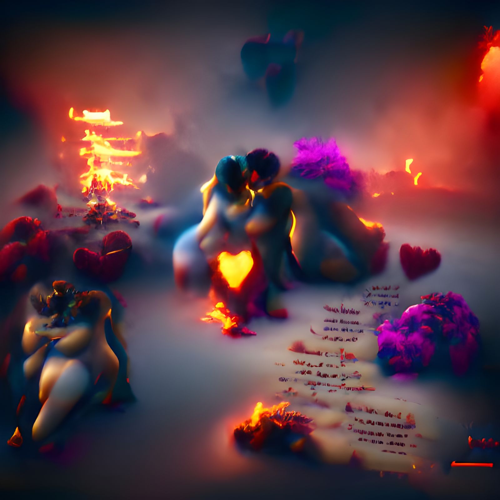 Resilience: A Volumetric Lit Artwork of Survival