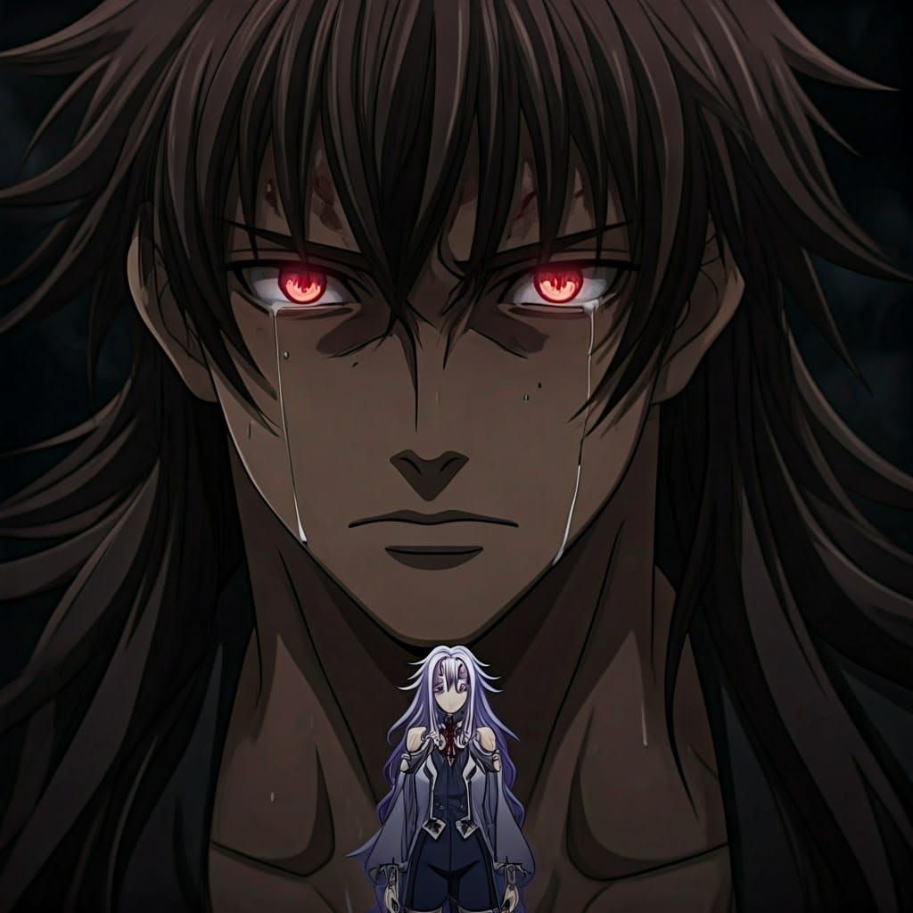 A Haunting Portrait of Anguish in Photorealistic Style