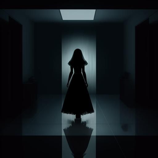 Endless Hall of Mirrors: Cinematic Silhouette in Shadow