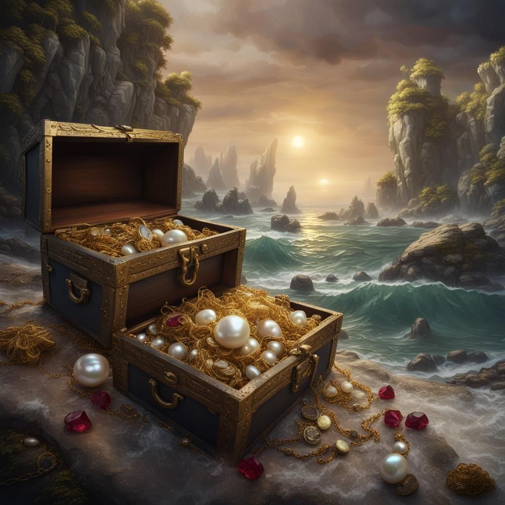 Treasures Washed Ashore: Gems, Gold, and Jewels