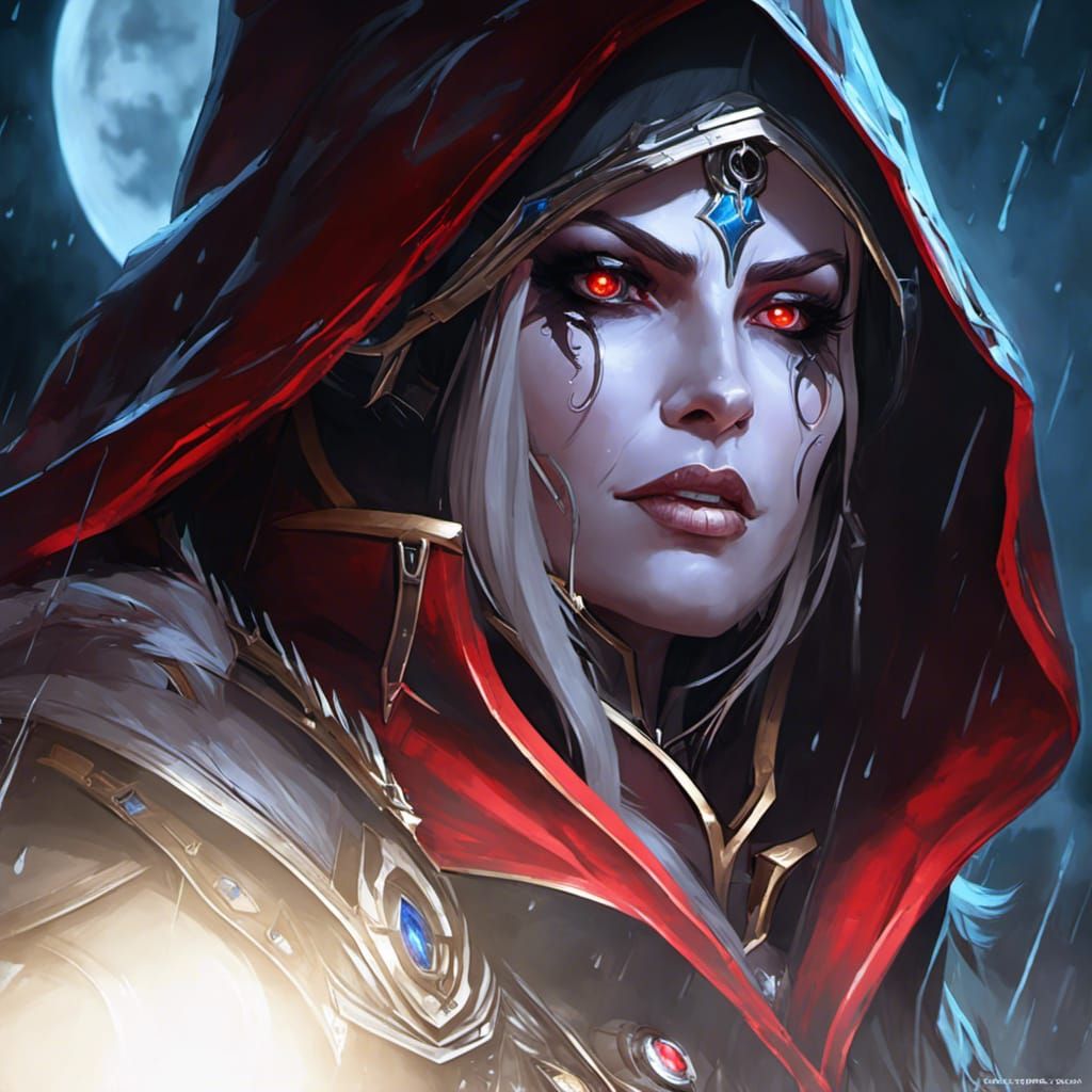 Dark lady watch over me