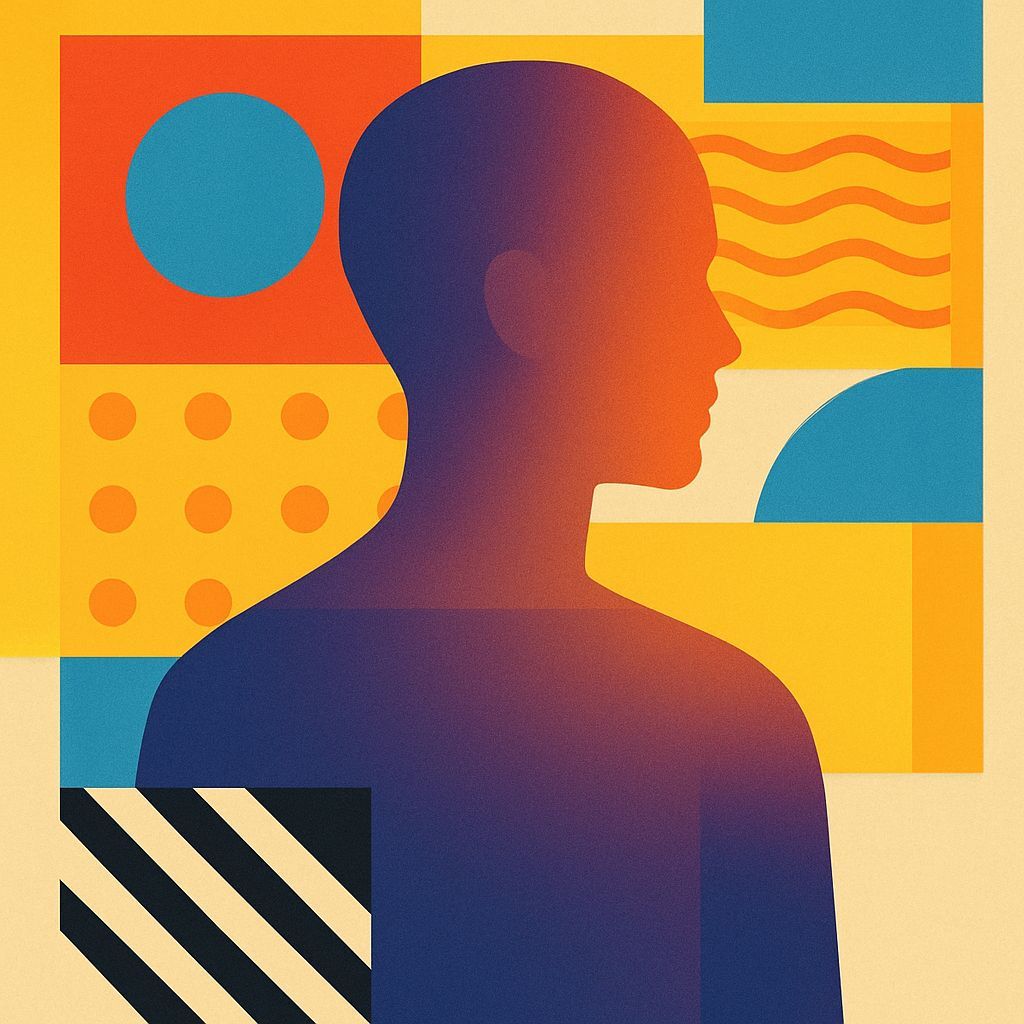 Pop Art with Layered Minimalist Design